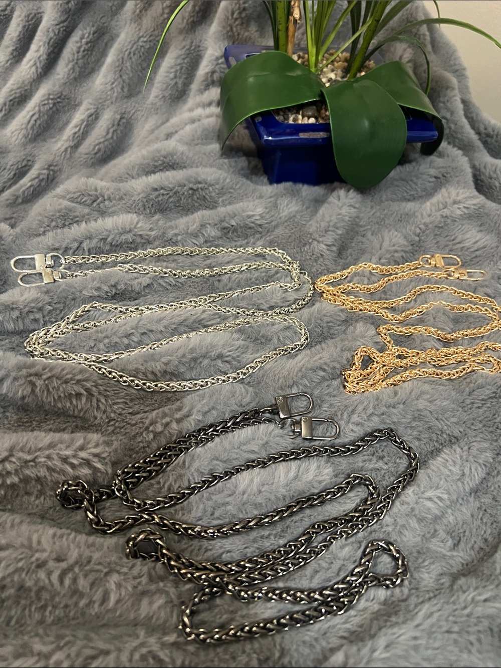 Purse Chain Gold / Silver / Black NEW retail: $15 - Picture 2 of 5